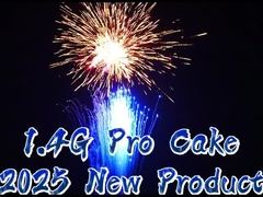 200 colpi 1.4G Pro torta fuochi d'artificio feste di Natale eventi 1000G fuochi d'artificio pirotecnica