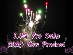 1.4G Pro cinese 172 colpi all'ingrosso torte fuochi d'artificio festa di Capodanno pirotecnica