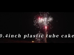 Fuochi d'artificio per il consumo di torte 49 colpi Fuochi d'artificio in tubi di plastica per feste all'aperto di Natale e di Capodanno