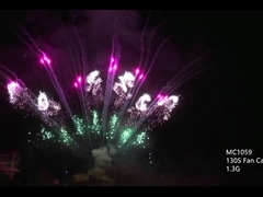 130 colpi pirotecnica professionale fuochi d'artificio AFSL certificato