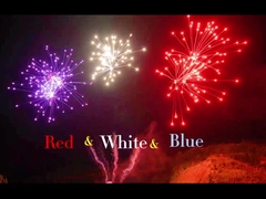 Cinese Liuyang Professional 108 colpi torta fuochi d'artificio 1.4g Un0336