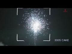 Effetto mitragliatrice 300 colpi 500 grammi torta fuochi d'artificio con CE EX AFSL approvazione