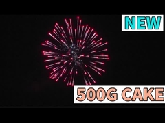Fuochi d'artificio pirotecnici Super Big 500G 9 colpi Torta Fuochi d'artificio per la celebrazione