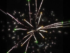 25 colpi pirotecnico torta fuochi d'artificio personalizzati 180x180x225cm