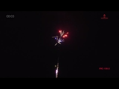 Marchio CE per 100 colpi all'aperto Torta per i consumatori Fuochi d'artificio per festeggiare il compleanno