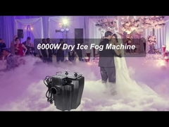 6000W Fog Smoke Machine Grand Low Lying Dry Ice Fog Machine per il palco