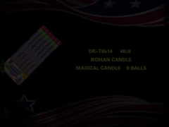 Liuyang Export 8 Ball Roman Candle, 14kg Festival Balls Logo personalizzato