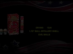 Mini cannoni di artiglieria proiettili fuochi d'artificio 1,75 