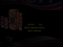 Lanci di cannoni di artiglieria Liuyang / Lanci di cannoni a tripla rottura Fuochi d'artificio per il festival