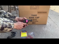 Novità giocattoli fucili fuochi d' artificio, 121 cappello da cowboy 8 colpi cappelli da anello di plastica