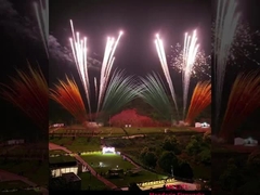 Fabbrica all'ingrosso pirotecnica professionale fuochi d'artificio diurni torta colorata torta di fumo fuochi d'artificio