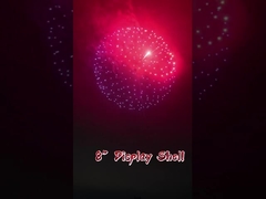 Fuochi d'artificio Conchiglie da 8 pollici Fuochi d'artificio 1.3G Conchiglie da schermo professionale Fuochi d'artificio in vendita