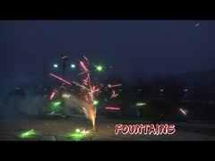 Fabbrica Regno Unito Fuochi d'artificio di giocattoli 1.4G CE approvato pirotecnica all'aperto Fuochi d'artificio di fontana quadrata divertente