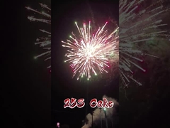 Fabbrica di mandarini di Liuyang Fuochi d'artificio di carta all'ingrosso 1.4g pirotecnica 2 pollici 25 colpi torta fuochi d'artificio