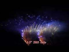 Fuochi d'artificio a torta professionali Mandarin Display 0,8 pollici 100 colpi Fuochi d'artificio a torta 1,3 g Pirotecnica