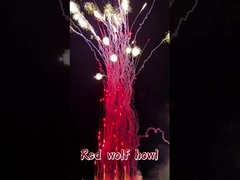 Effetti Pirotecnici Red Wolf Howl Cake Fuochi d'artificio Fabbrica Cinese 1.4g Torta di Fuochi d'artificio per Matrimonio