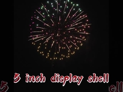 Fabbrica 1.3g pirotecnica professionale palle granate di mortaio fuochi d'artificio 5 pollici schermo granate fuochi d'artificio