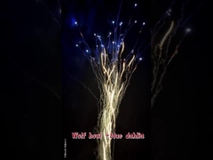 Cina All'ingrosso Pirotecnica Capodanno Ululato del Lupo e Fuochi d'artificio Torta Dahlia Blu Fuochi d'artificio di Natale