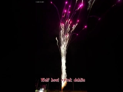 Fuochi d'artificio cinesi caldi, ululato di lupo e dalia rosa, torte all'ingrosso per esterni, torte di fuochi d'artificio standard