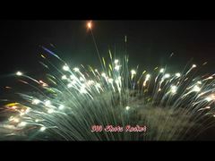 300 colpi Fuochi d'artificio personalizzabili per torte Outdoor 1.3G Fuochi d'artificio diurni colorati professionali