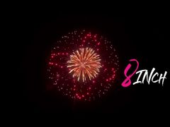 Liuyang Mandarin 1.3G UN0335 Fuochi d'artificio professionali con gusci per display, artiglieria a mortaio da 8 pollici