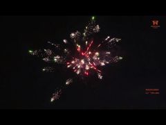 1.2 Inch 19 Shots 1.3G Professional Hexagon Shape Fireworks Cake Chinese Wholesale Pyrotechnics