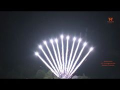 Fuochi d'artificio professionali pirotecnici da 1,2 pollici, 11 colpi, personalizzabili, per festival natalizi, batterie