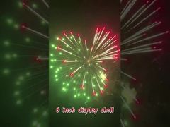 Fuochi d'artificio di gusci di carta di artiglieria pirotecnica conchiglie da 6 pollici di fabbrica cinese