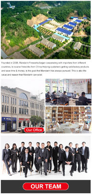 Chinese Outdoor Pyrotechnics Professional Fireworks Display 1.3g For Celebration