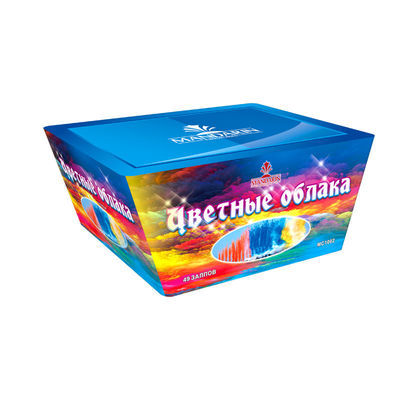 Il giorno 49 fuochi d'artificio cinesi del dolce dei colpi ha colorato i fuochi d'artificio del fumo per la celebrazione
