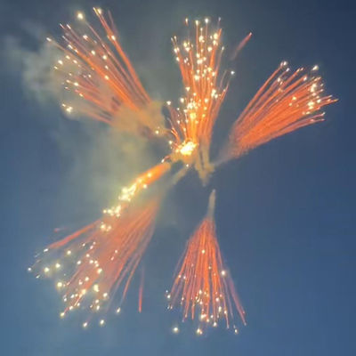 Tortine da fuochi d'artificio di alta qualità Liuyang Silver Ponytail 2024 Fabbrica cinese Petardini e fuochi d'artificio Tortine da consumo