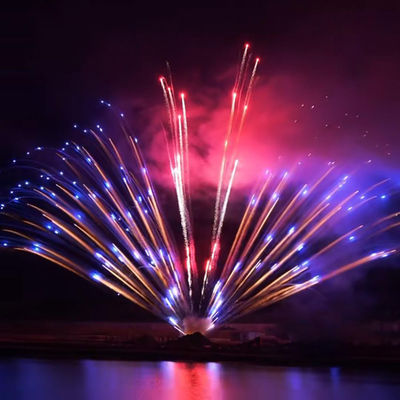 Fabbrica cinese pirotecnica all'ingrosso fuochi d'artificio a schermo professionale 1.3g fuochi d'artificio di torta 2024