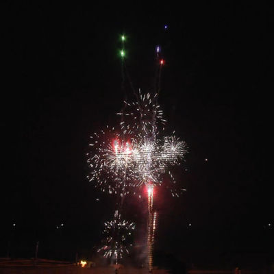 Fuochi d'artificio per il consumo di torte 49 colpi Fuochi d'artificio in tubi di plastica per feste all'aperto di Natale e di Capodanno
