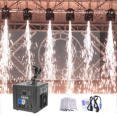 800W cascata remota inversa macchina di scintilla fredda per il controllo della caduta di scintilla di palco DMX512/remote