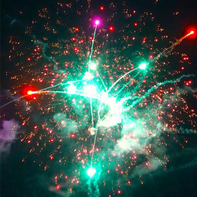 Fuochi d'artificio a torta Liuyang 20 colpi con dimensioni del tubo 30*36*225 e dimensioni del prodotto 235*290*225 per uso esterno sicuro