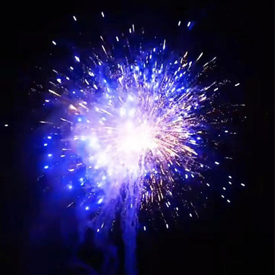 100 colpi venduto a caldo fuochi d'artificio torta fabbrica cinese all'ingrosso pirotecnica torta blu fuochi d'artificio petardi 2025