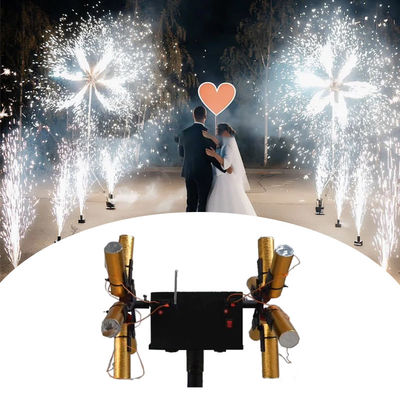 12 ricevitori controllo remoto wireless mulino a vento rotante fredda Pryo fontana macchina fuochi d'artificio fuoco sistema di accensione per il matrimonio