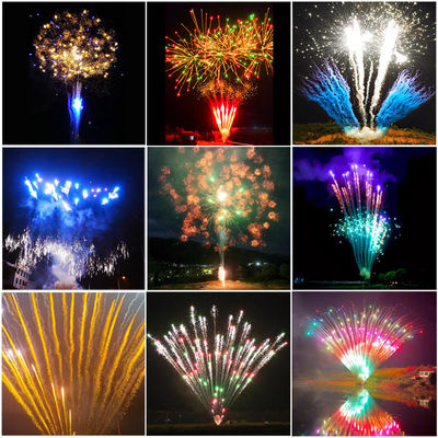 Liuyang Factory Mandarin Professional Display Firework Cake 0.8 Inch 100 Shots Cake Fireworks 1.3g Pyrotechnics Supplies