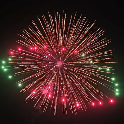 Fuochi d'artificio Mandarino 1.3g pirotecnica professionale saluto palla granate di mortaio fuochi d'artificio in vendita fuochi d'artificio 8' 'Inch display conchiglie