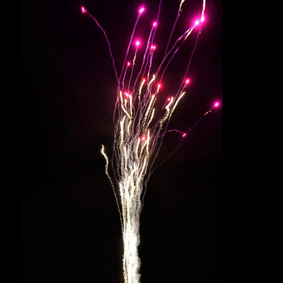 Fabbrica cinese fuochi d'artificio caldi Wolf Howl e Pink Dahlia all'aperto all'ingrosso torta fuochi d'artificio standard per celebrazioni