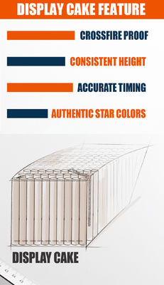 Chinese Factory Mandarin Fireworks 1.3G Firework Professional Display Un0335 Pyrotechnics 50 Shots Christmas Tree Cake Fireworks