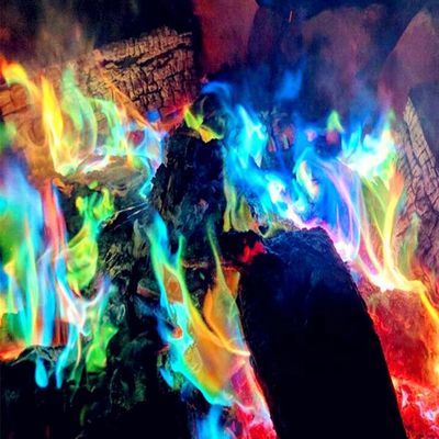 Fiamme cambianti del fuoco di MSDS di colore mistico di magia per Halloween