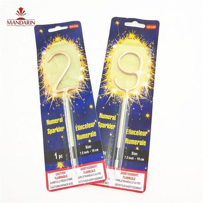 Club Pyrotechnics Firework Sparkler Number Hand Held Sparklers Indoor