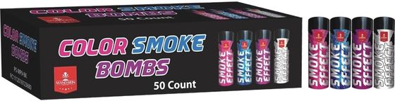 90s tirano i fuochi d'artificio di Ring Colorful Smoke Bomb Tube 40*130mm per la celebrazione
