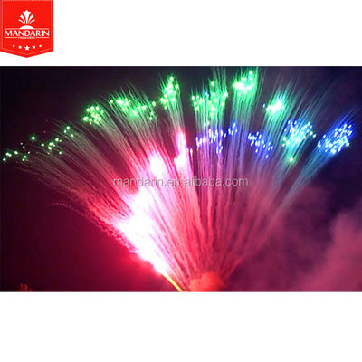 I nomi del mandarino di Pyrotechnik dei fuochi d'artificio visualizzano la pirotecnica professionale di saluto del dolce 100 colpi