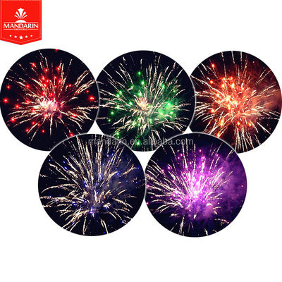 Fuochi d'artificio del dolce dei colpi del mandarino 100 grandi/esposizione all'aperto dei fuochi d'artificio