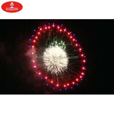 Proiettili di artiglieria professionali/delle palle di pirotecnica del partito fuochi d'artificio a 5 pollici delle coperture della scatola metallica