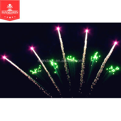 I fuochi d'artificio professionali della Cina visualizzano 10 colpi smazzano modellano la singola fila