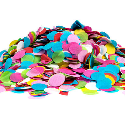 Cannone su ordinazione dei coriandoli dell'arcobaleno per la decorazione della festa nuziale di compleanno