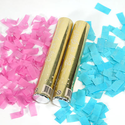 Gender Reveal Party Pink Blue Color Blower Holi Powder Confetti Cannon